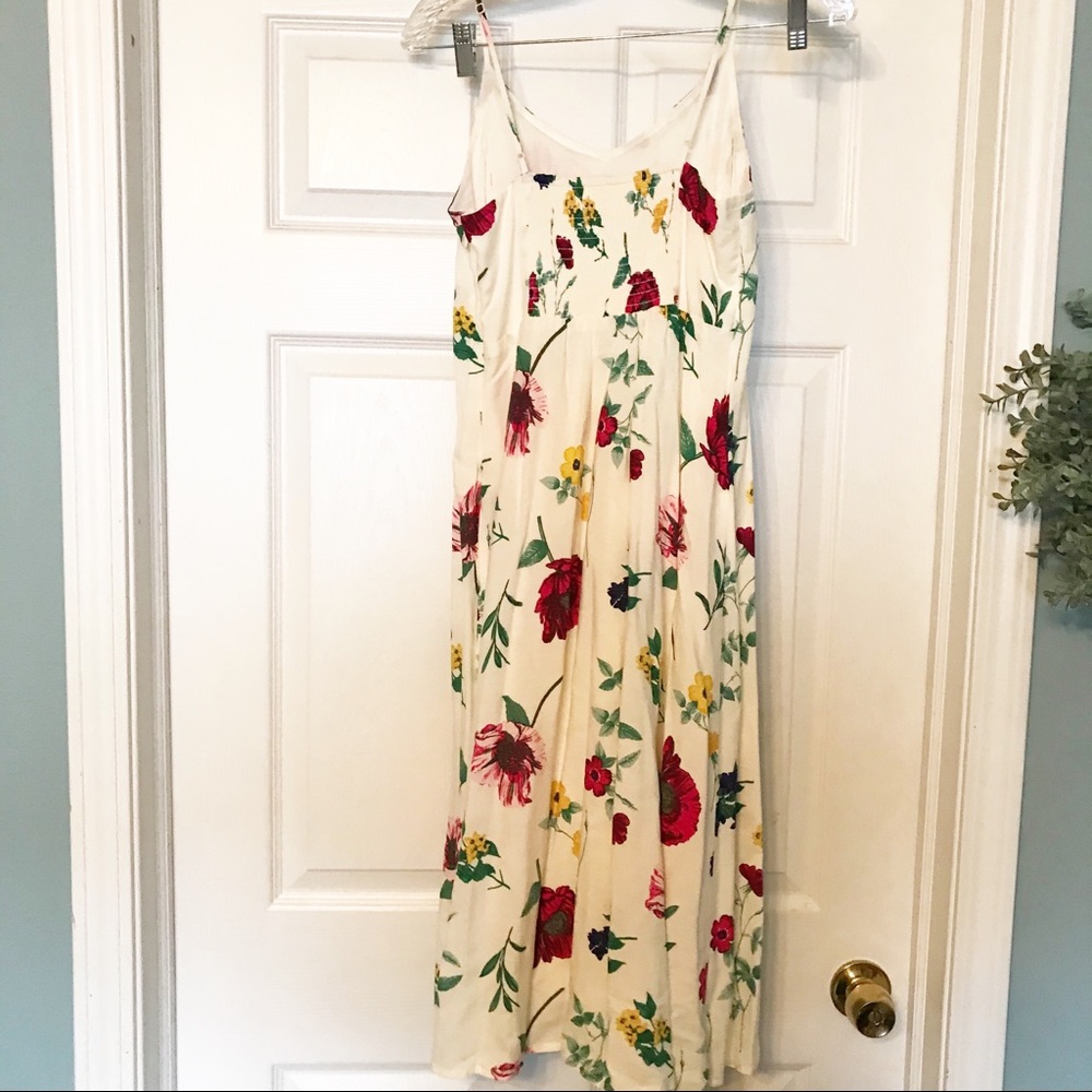 Old Navy cream floral midi dress size XS - Picture 3 of 4